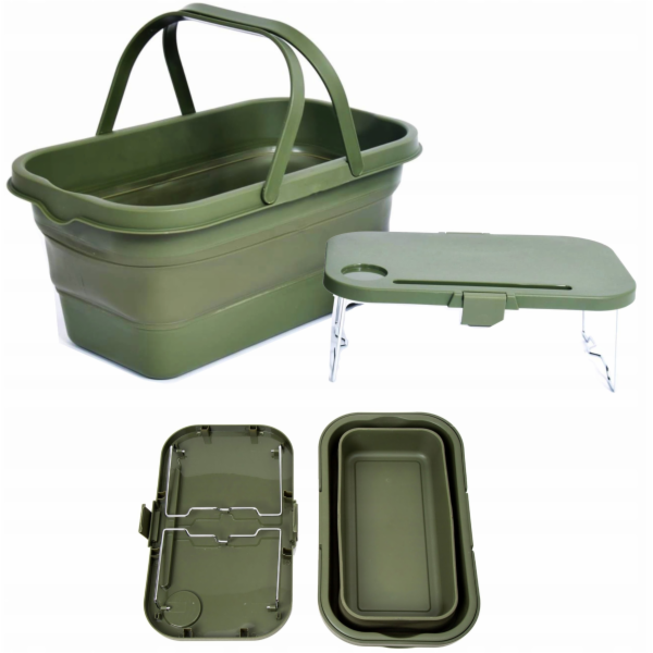 InnovaGoods KEMPOVÝ PIKNIKOVÝ KOŠ PLATINET 47X29X23,5 CM,...