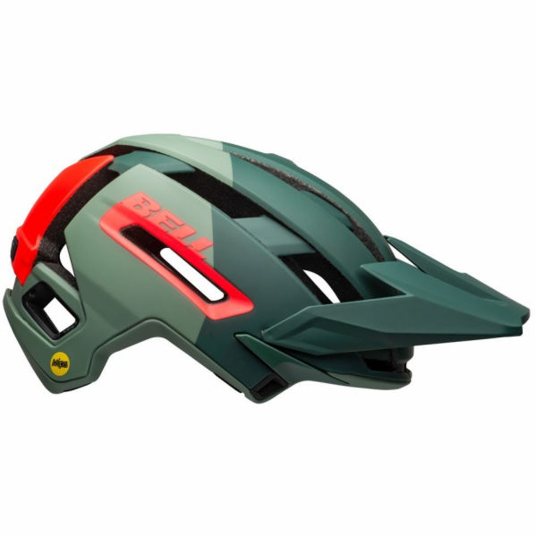 Bell MTB helma SUPER AIR MIPS SPHERICAL matně lesklá zele...