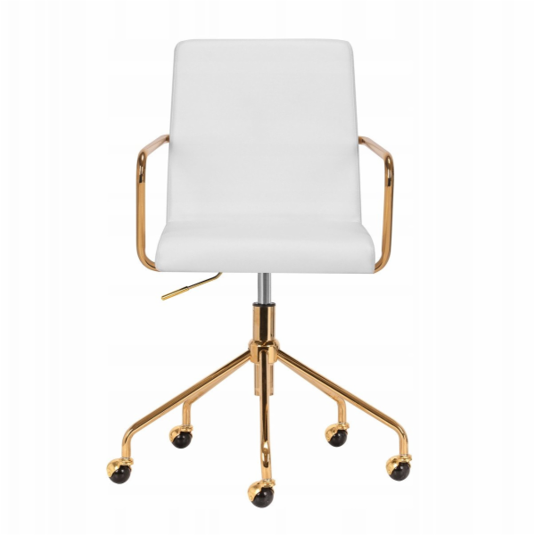 Activeshop Kosmetické křeslo QS-OF211G zlato-krémově šedé