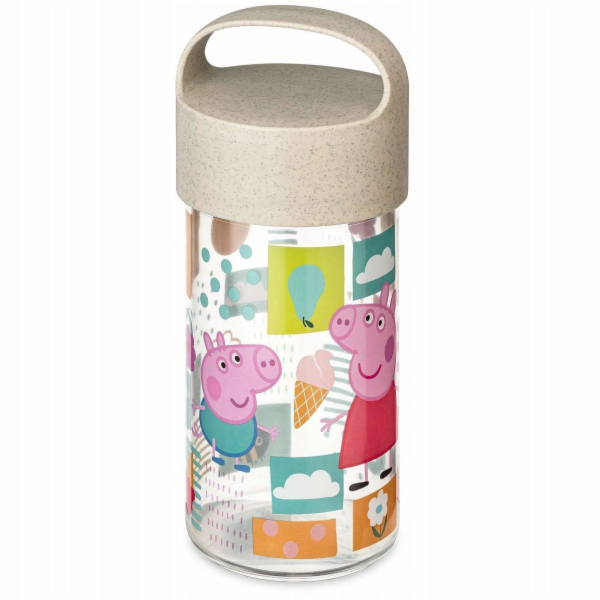 Koziol Láhev/nádoba Buddy Snack Prasátko Peppa, 500 ml, K...