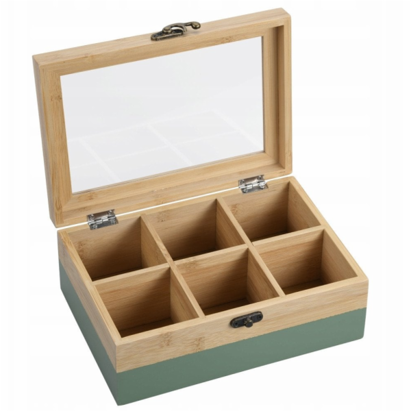 Kesper&nbsp;Bambusová&nbsp;konvice&nbsp;na&nbsp;čaj&nbsp;se&nbsp;6&nbsp;přihrádkami,&nbsp;21&nbsp;x&nbsp;15...