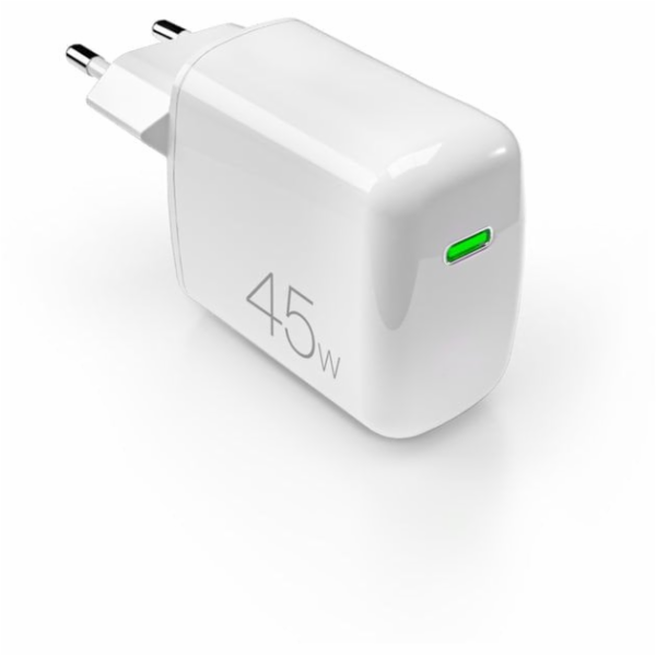 Puro Nabíječka Super Mini 45W PD GaN USB-C do zásuvky - bílá