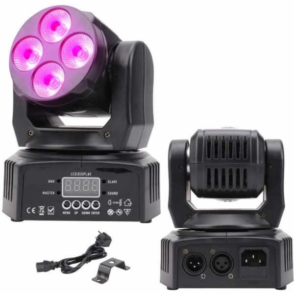 LIGHT4ME NN 408 WASH 4x8W RGBW mini LED pohyblivá hlava