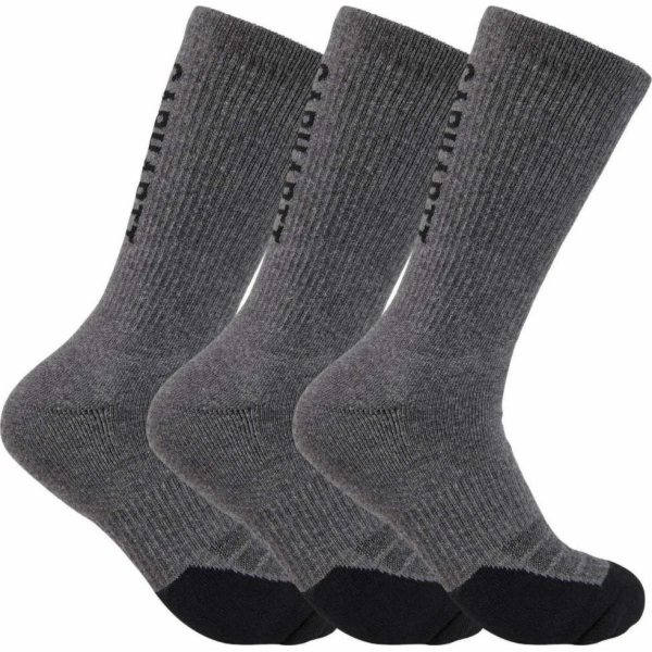 Carhartt Ponožky Carhartt Force Midweight Logo Crew Carbon