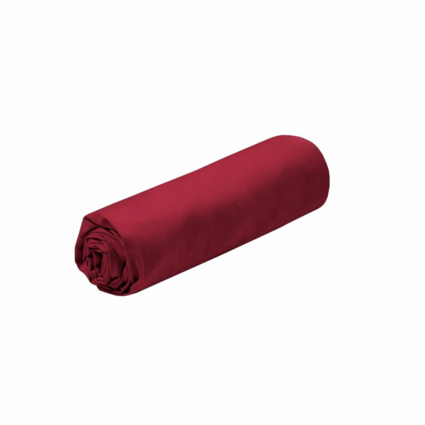 KOMA Bavlněné prostěradlo, červené, ELYSEE