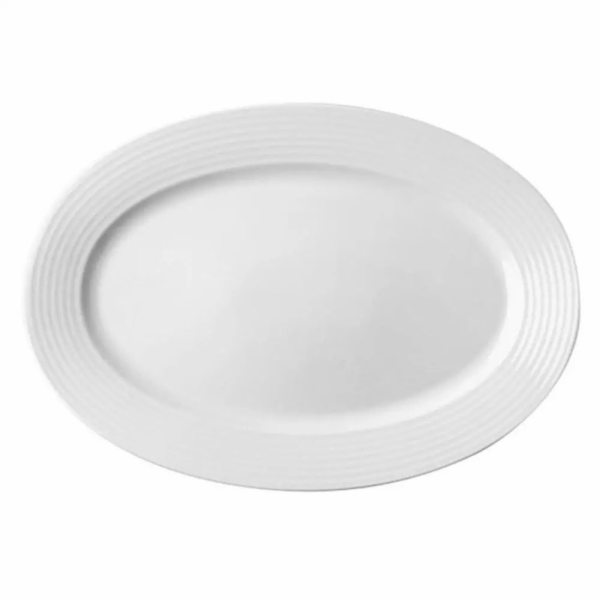 Luminarc Oválný talíř Rondo, délka 38 cm
