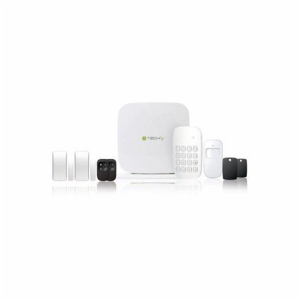 Techly GSM alarm sada panel/klávesnice/senzory/dálkové ov...