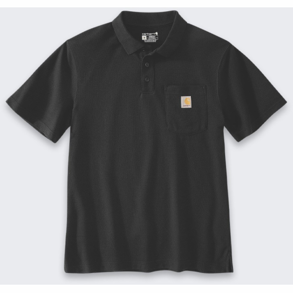 Carhartt volné polo tričko černé