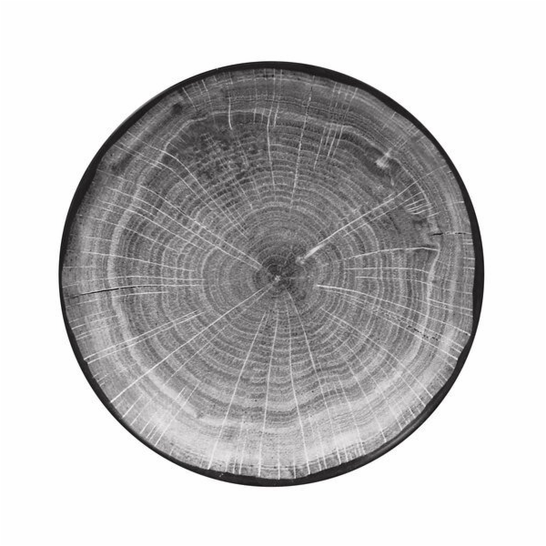 MPLCo Hluboký talíř Woodart šedý 26 cm