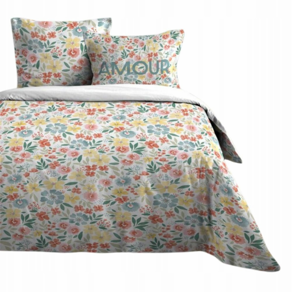 Pure Bavlněná sada ložního prádla, KVĚTINA, 240 x 220 cm