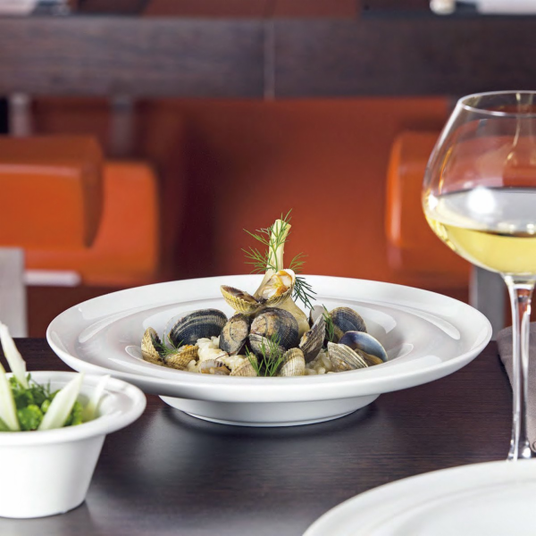 Eurofirany Plochý talíř Lyra, průměr 29 cm