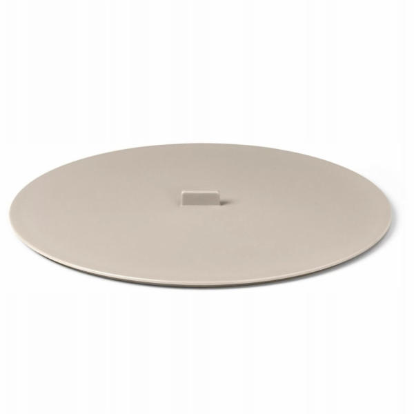 Uniprodo COPERCHIO Víčko na misku, průměr 25 cm, šedobéžové