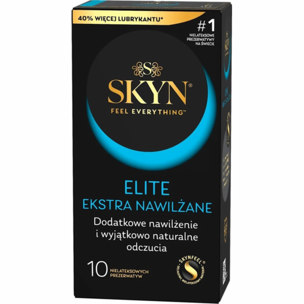 SKYN Elite extra lubrikované nelatexové kondomy 10 ks