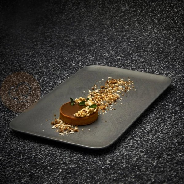 Orion Oválný talíř 36 cm Břidlice