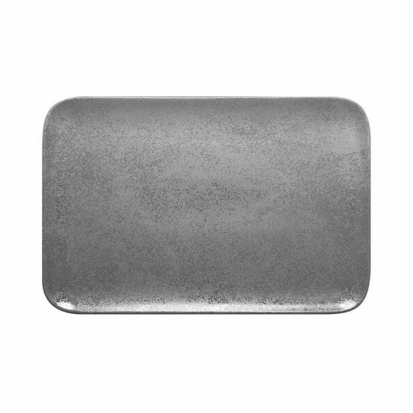 Papstar Obdélníkový talíř 33x20 cm Břidlice