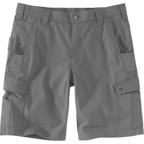 Carhartt Kraťasy Rugged Flex RipStop Cargo Steel