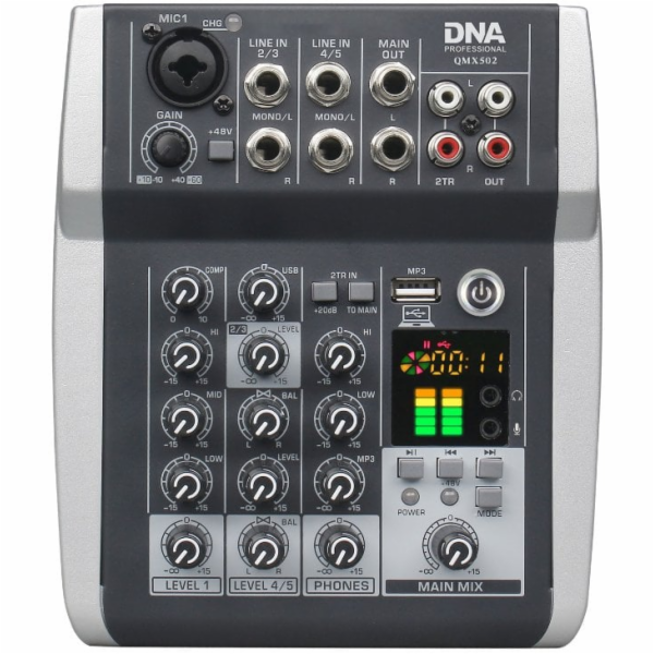 XXXXX_BITMAT Analogový audio mixážní pult DNA QMX502, 5 k...