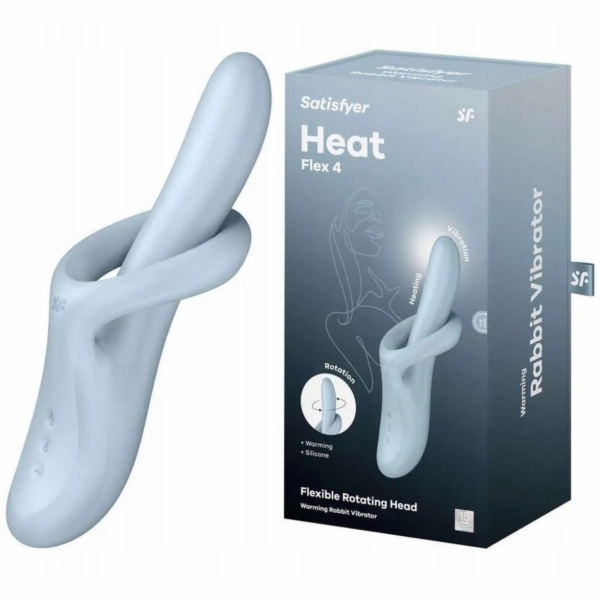 NoName Klitorální stimulátor SATISFYER Heat Flex 4 modrý