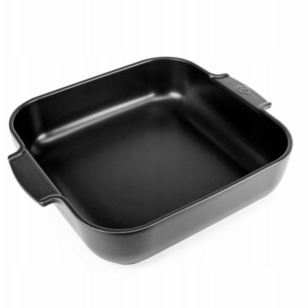 Peugeot APPOLIA Čtvercový talíř 36 cm, saténově černý