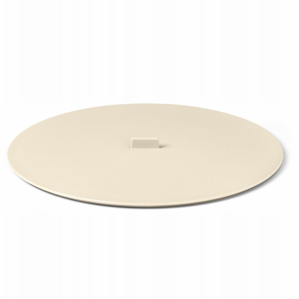 Uniprodo COPERCHIO Poklička na misku, průměr 25 cm, krémová