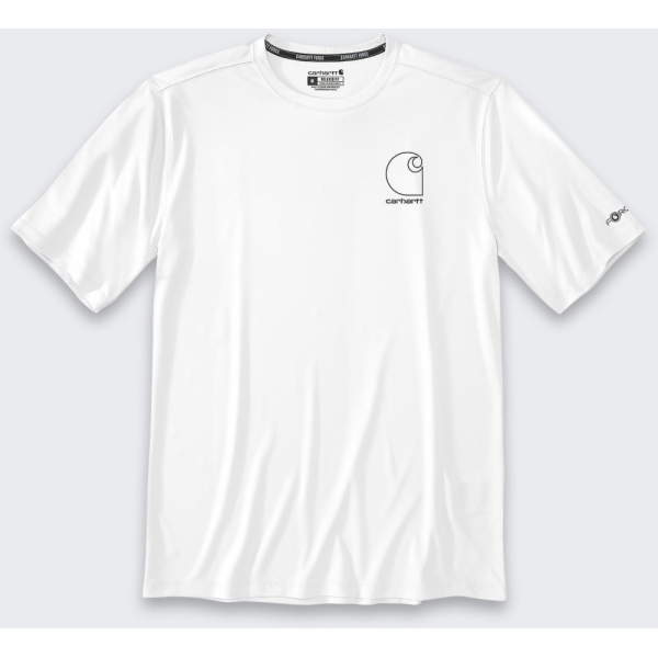 Salomon Bílé lehké tričko Sun Defender s logem SS