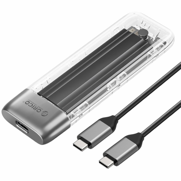 Orico Pouzdro na disk TXM2-C3 M.2 NVME USB-C 10Gb/s – šed...