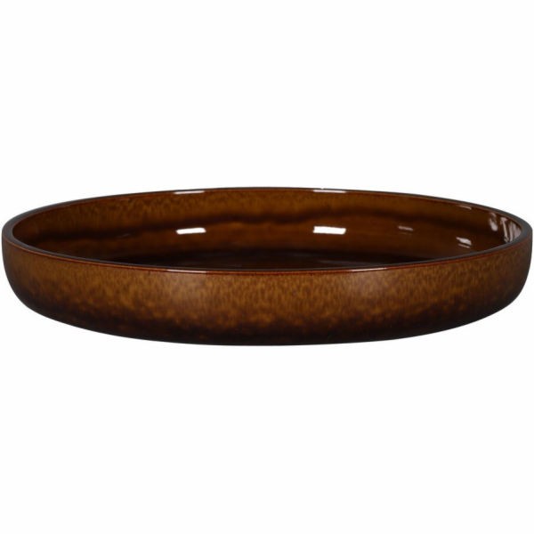 Sagad STONE Hluboký talíř 29,5 cm jantarový