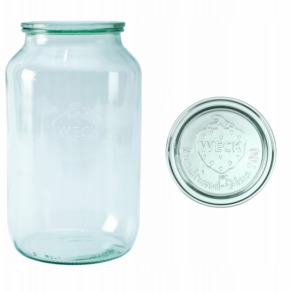 Weck Válcová nádoba 3000 ml s víčkem - balení 4 ks