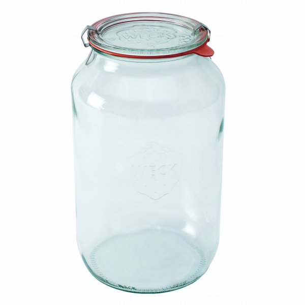 Weck Válcová nádoba 3000 ml (4 ks), pokojová, ušní, x2