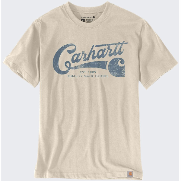 Carhartt Tričko Light Script Graphic Oat Milk