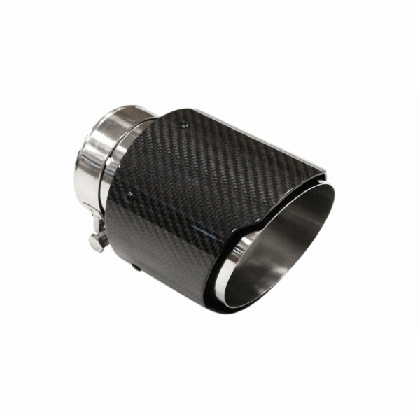 MTuning Koncovka tlumiče výfuku 114 mm, vstup 76 mm, lesk...