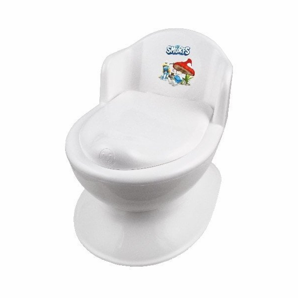 Media Rodzina Dětský záchod Media Family Šmoulové bílý