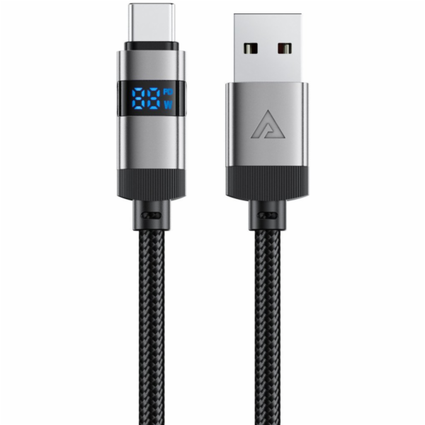Acefast Kabel USB-A - USB-C s displejem 480Mb/s 66W 1,2m ...