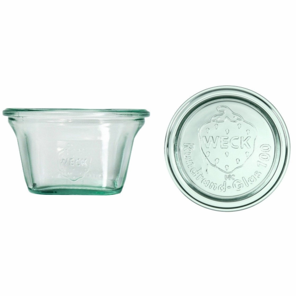 Weck Sklenice Quadro 290 ml s víčkem - balení po 6 kusech
