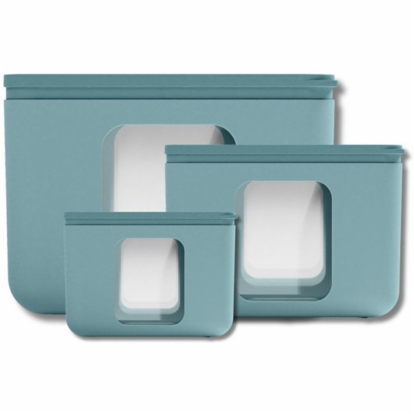 Artech Sada nádob QUADRO, tyrkysová