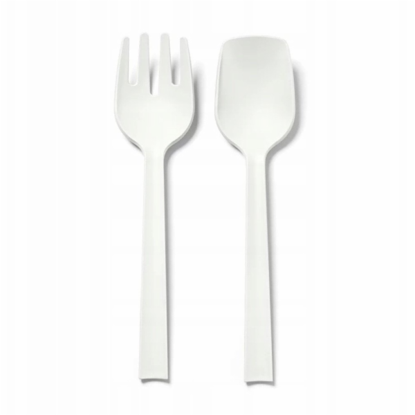 Slowmoose Sada bílých servírovacích příborů POSATE