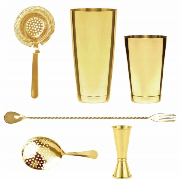 Springos Barmanská sada zlatá