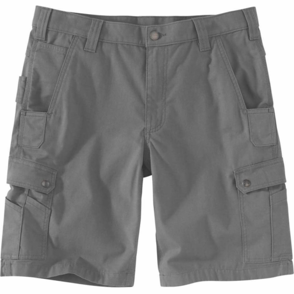 Carhartt Kraťasy Rugged Flex RipStop Cargo Steel