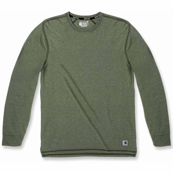 Carhartt Tričko LWD s dlouhým rukávem CHIVE HEATHER