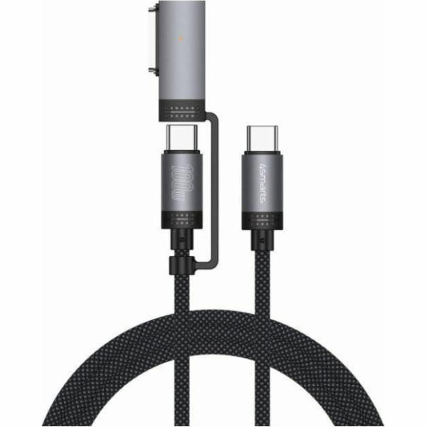 Adidas 4smarts USB-C - USB-C kabel 2 m černý (541305)