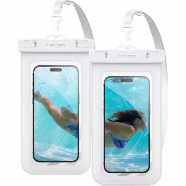 Spigen Voděodolné pouzdro Aqua Shield A601, 2 ks, bílé