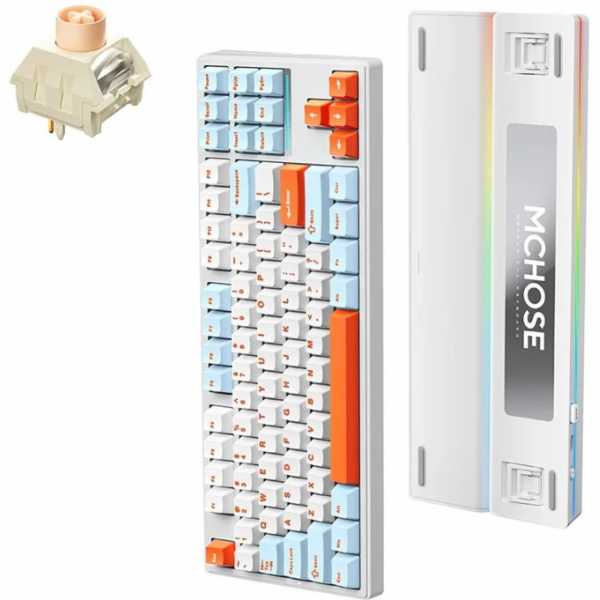 MCHOSE Klávesnice MC-K87 Icy Creamsicle (MC-K87-5)