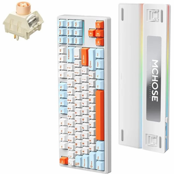 MCHOSE Klávesnice MC-K87 Icy Creamsicle (MC-K87-5)