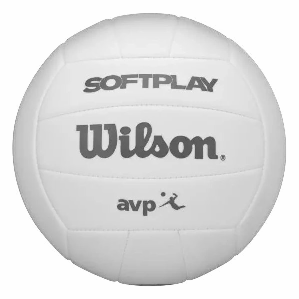 Wilson Volejbalové míče AVP Soft Play bílé velikosti 5