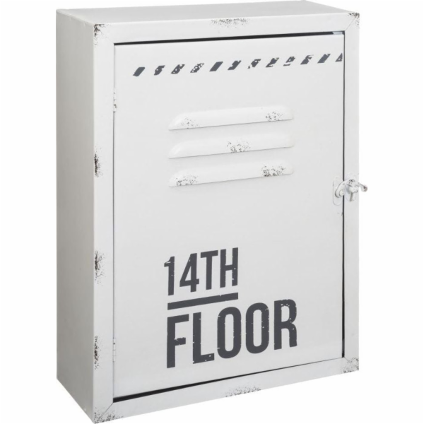 Atmosphera bílá schránka na klíče 30x23 cm