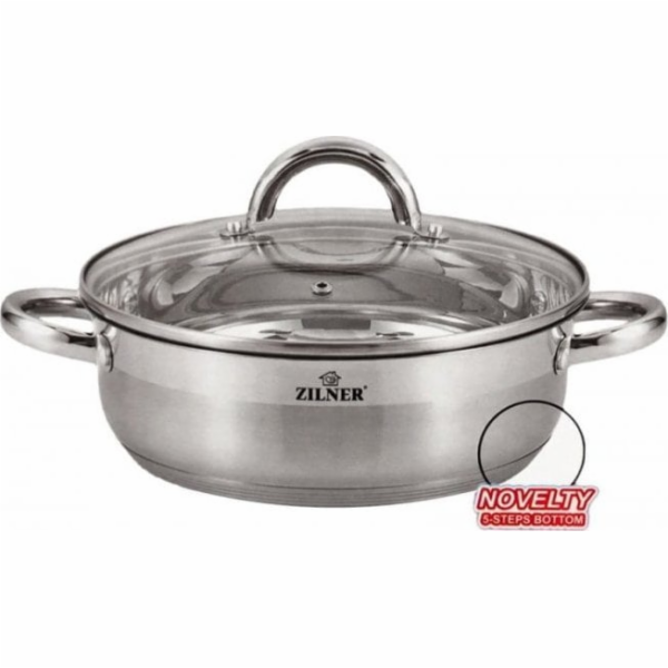 Zilner NEREZOVÝ PLOCHÝ HRNEC 7,5 L 30 CM ZILNER ZL-7406