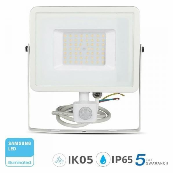 V-TAC Reflektor V-TAC 50W LED Projektor SAMSUNG CHIP Pohy...