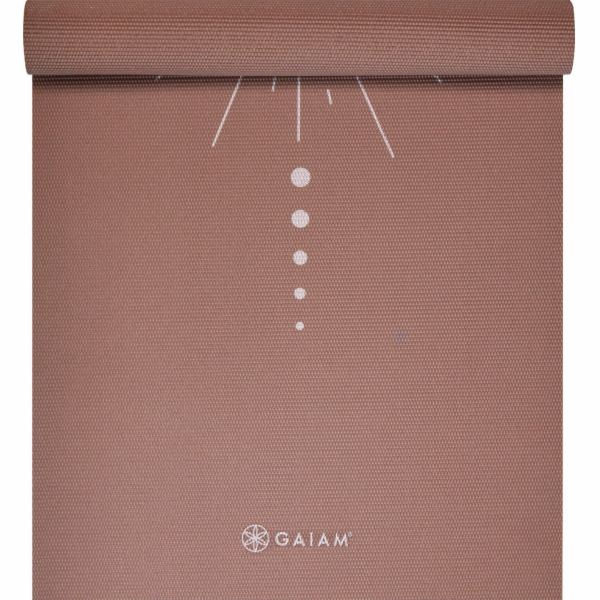 Gaiam Podložka na jógu Cinnamon Vision 5 mm 65370 Gaiam