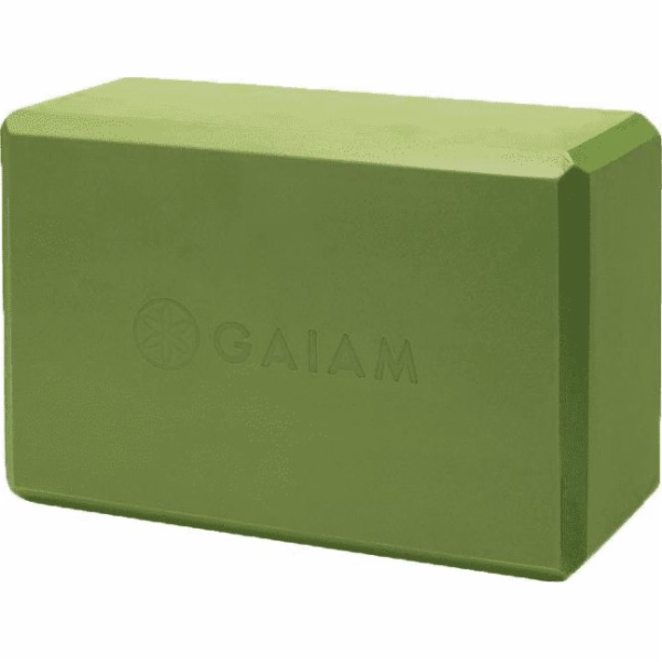 Gaiam jógová kostka zelená (59186)