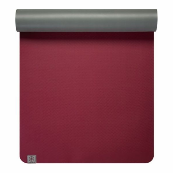 Gaiam Oboustranná podložka na jógu Red Earth Lovers 5 mm